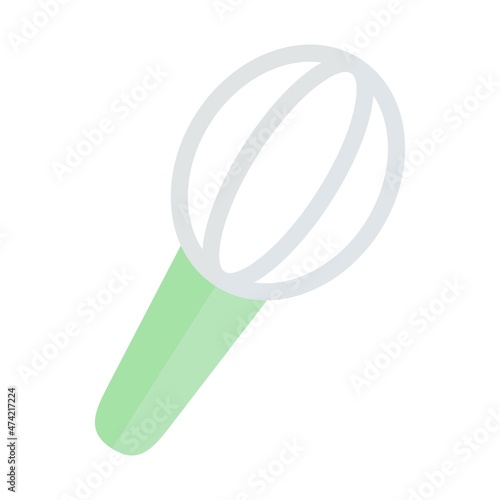 Whisk Flat Light Vector Icon Design