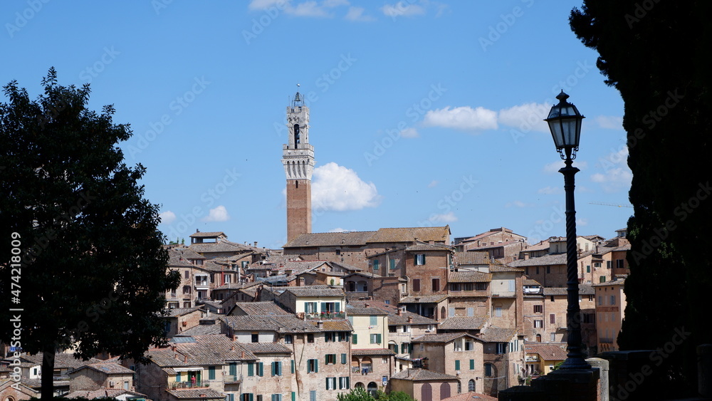 Italian medieval City. Siena, Italy. 