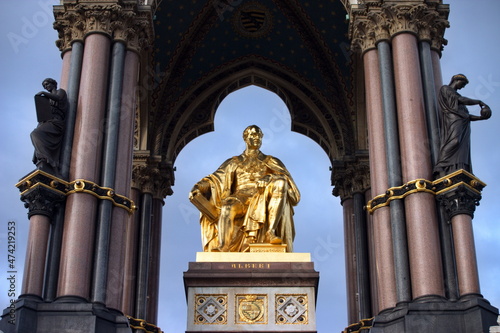 The Prince Albert memorial in Hyde park, London, United Kingdom. photo