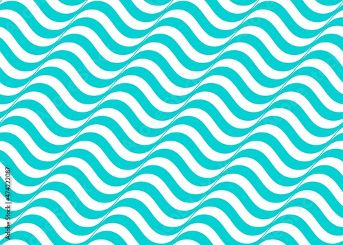 wavy blue pattern for fabric, background, and wallpaper