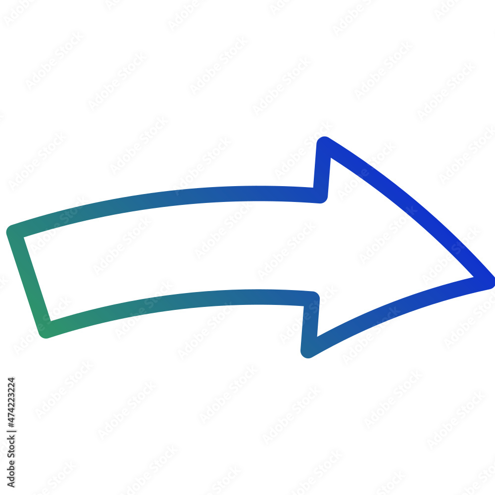Vector arrow gradient icon, sign and symbol 64x64 Pixel, white background Vector arrow gradient icon, sign and symbol 64x64 Pixel, white background