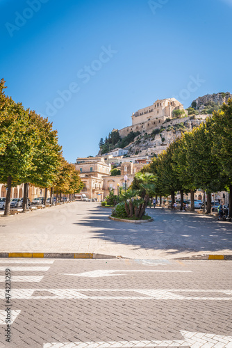 Italia Square in Scicli City Centre, Ragusa, Sicily, Italy, Europe, World Heritage Site