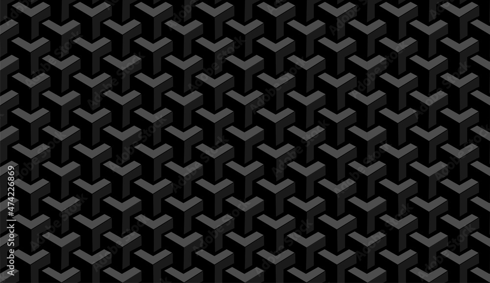 seamless geometric 3d pattern vector background seamless geometric 3d pattern vector background