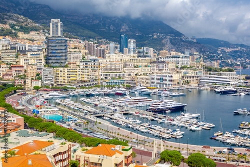 Panorama   ber das F  rstentum Monaco