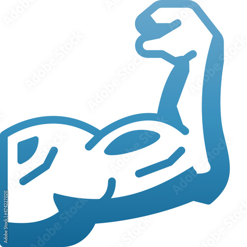 muscle gradient icon
