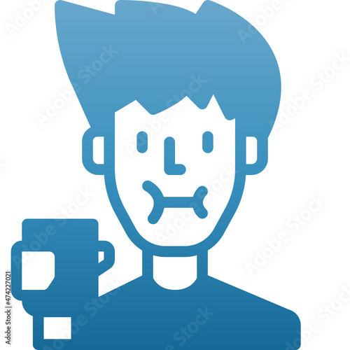 mouthwash gradient icon