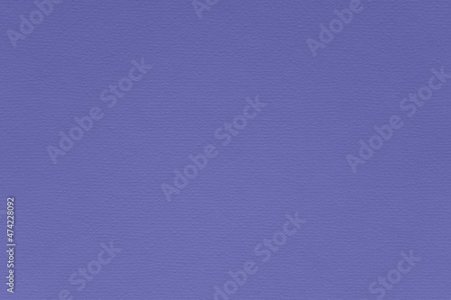 Very peri color of the year 2022. Fashionable pantone color backdrop. Texture of colored paper for watercolor and pastel. Modern luxury background or mock up, copy space
