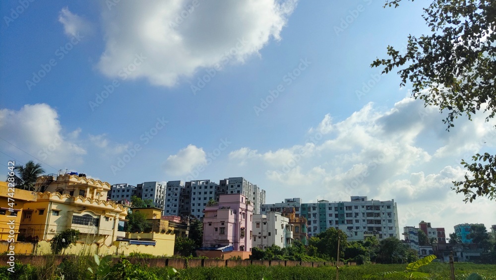 Fototapeta premium panorama of the town