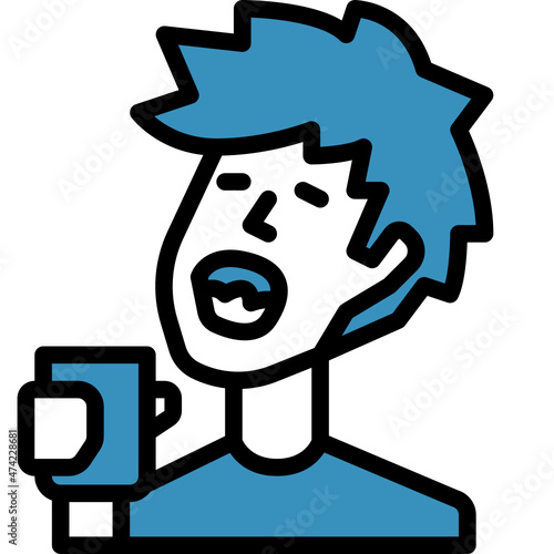 mouthwash one color icon