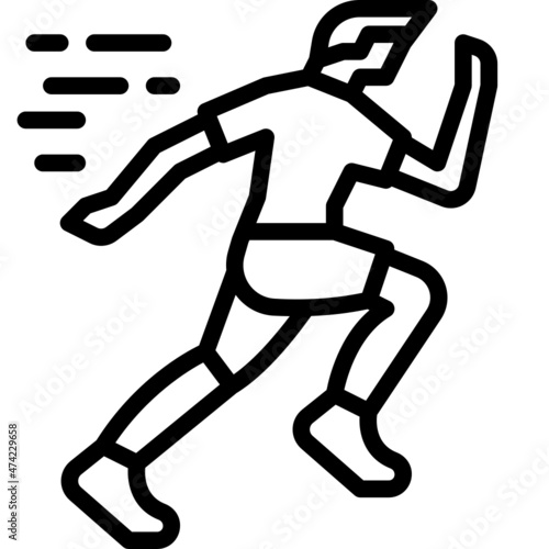 runner line icon