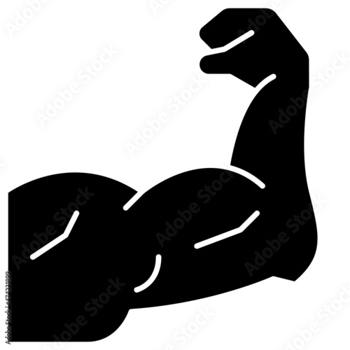 muscle solid icon