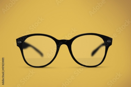 Anti-glare coating on eye glasses filters out in the visible spectrum.