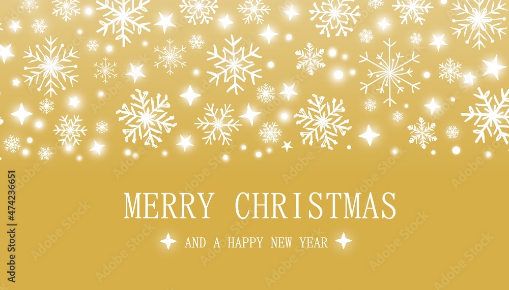 Fototapeta premium golden christmas background