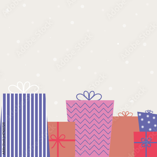 christmas gift boxes in trending color. very peri
