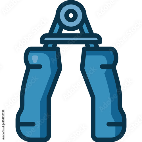 hand grip Two Tone icon