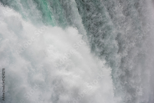 Niagara Falls, Buffalo, NY, Water flowing from a fountain. 