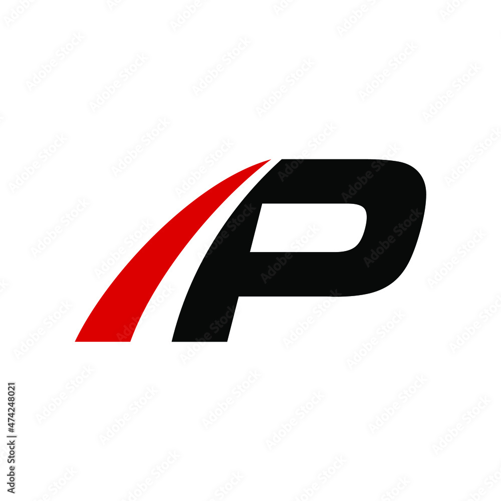 P Logo - obrazy, fototapety, plakaty 
