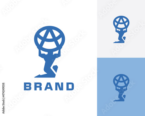 Atlas logo. Atlas logo for sale. Atlas logo vector symbol.