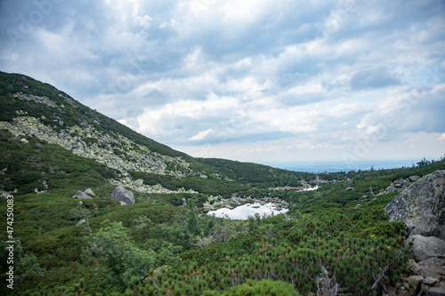 Small Lake In The Mountains