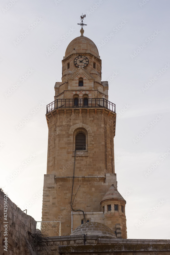 Cathedral of St. Jacob in the Old City of Jerusalem.