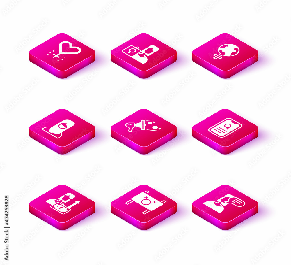 Set Money growth woman, Feminist activist, Muslim hijab, Female opinion, Dating app, Feminism the world and icon. Vector Set Money growth woman, Feminist activist, Muslim hijab, Female opinion, Dating app, Feminism the world and icon. Vector