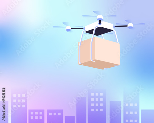 Autonomous express drone delivery in urban city