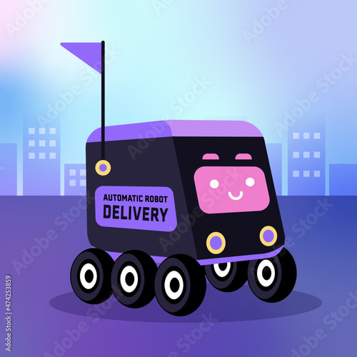 Autonomous driverless final mile delivery vehicle 