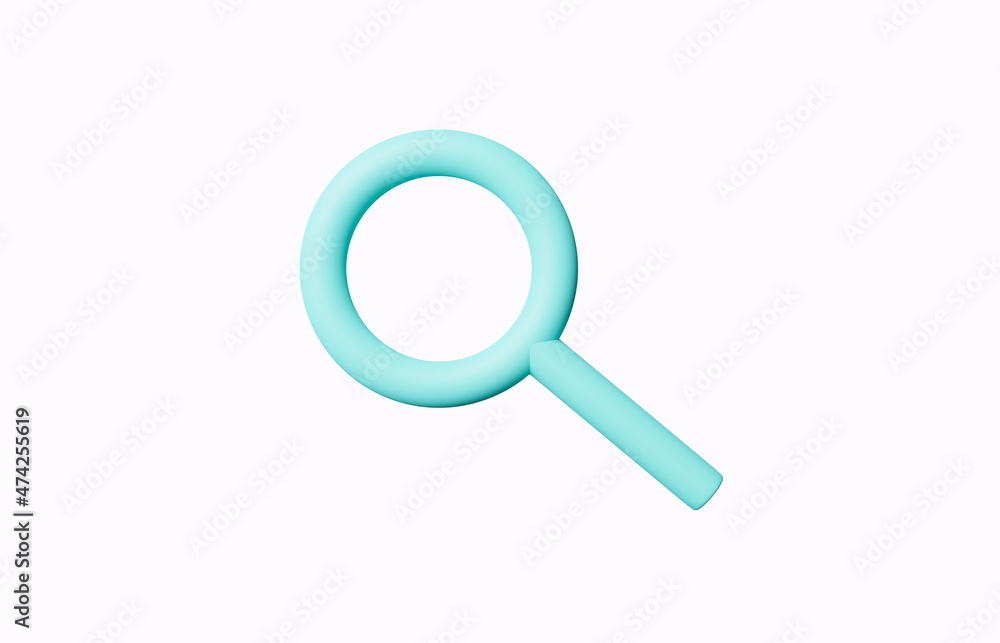 minimal cute Innovative illustration 3d rendering loupe icon search isolated. Creative banner illustration search for answer to question mark. modern design magnifying glass logo for Zoom Tool blue minimal cute Innovative illustration 3d rendering loupe icon search isolated. Creative banner illustration search for answer to question mark. modern design magnifying glass logo for Zoom Tool blue