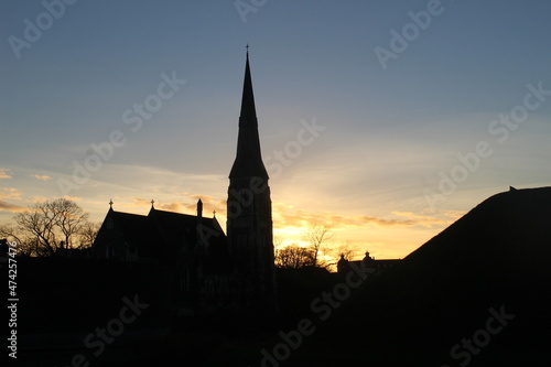 church at sunset © Lucas