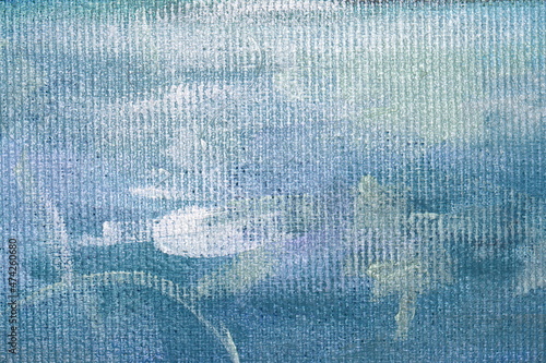 Creative abstract hand painted background, wallpaper, texture. Abstract composition for design elements. Close-up fragment of acrylic painting on canvas with brush strokes. Abstract art background