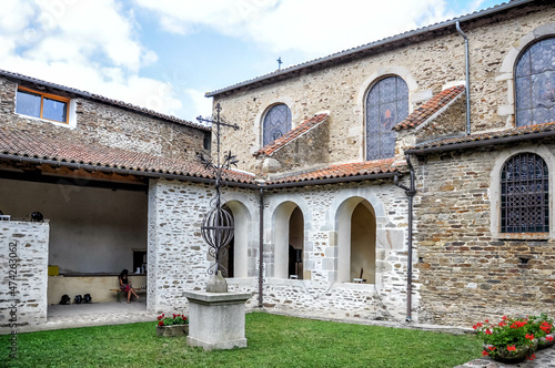 Cloister and Gothic church , Sainte-Croix-en-Jarez, Loire, Saint-Étienne, France, Europe.
Les plus beaux villages de France
