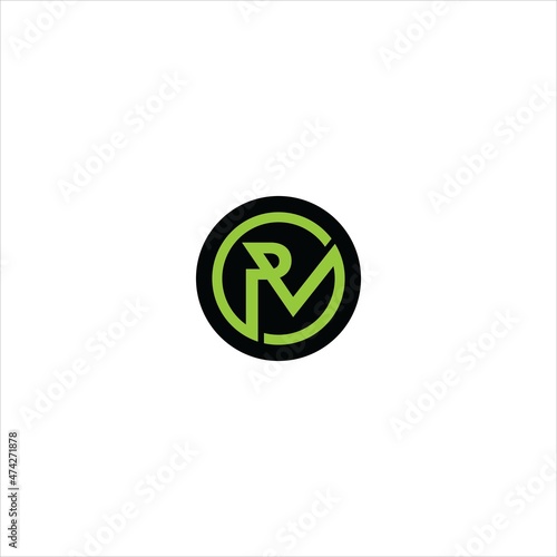 Free Download letter r m logo vector template emblem - GFXLoad