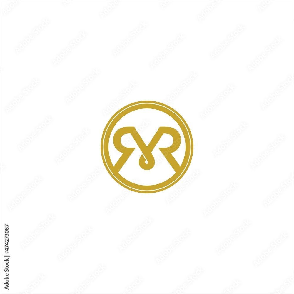 letter m r logo vector template letter m r logo vector template