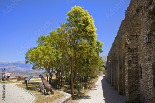 Citadel of fortress in Gjirokastra, Albania 