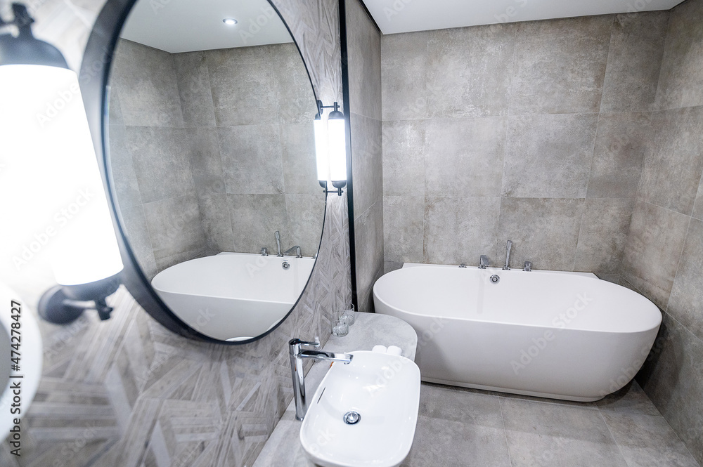 Modern hotel bathroom