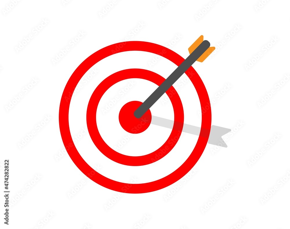Target Icon vector. Symbol for web site сomputer and mobile vector Target Icon vector. Symbol for web site сomputer and mobile vector