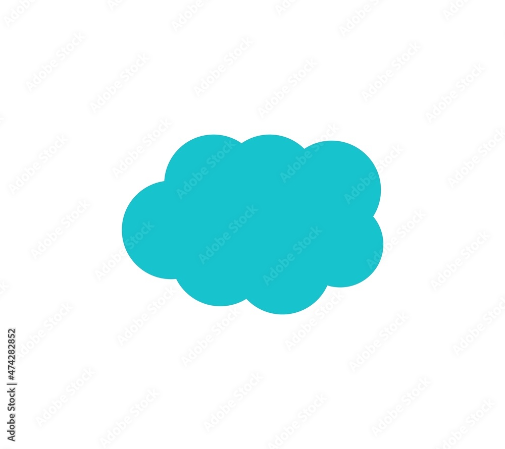 Cloud Icon for graphic design projects. Vector Cloud Icon for graphic design projects. Vector