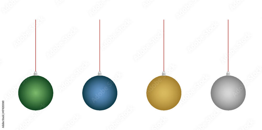 Julekugler / Christmas balls, Vector Julekugler / Christmas balls, Vector