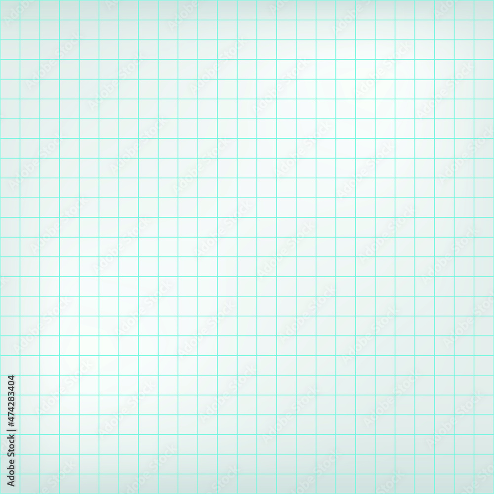 Blank paper sheet. Isolated on white background. Vector realistic illustration.
