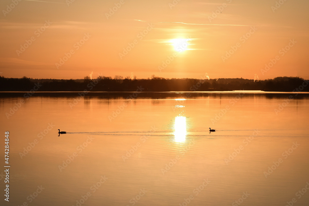 Sonnenaufgang Altmühlsee