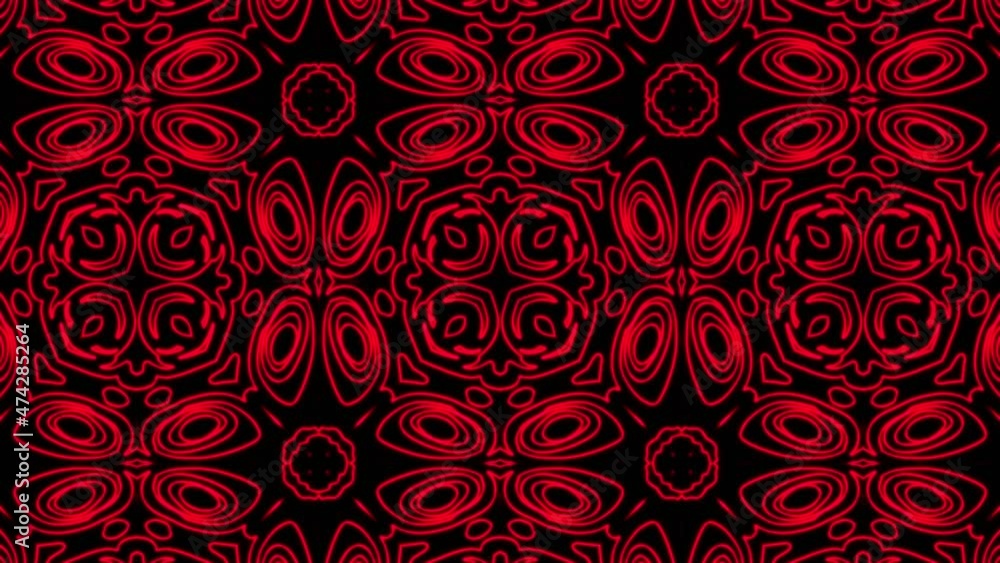 Abstract red geometric seamless pattern background. Abstract Stripes Kaleidoscope Loop. Fast Psychedelic Colorful Kaleidoscope VJ background. Disco Abstract Background. Kaleidoscope effect Abstract red geometric seamless pattern background. Abstract Stripes Kaleidoscope Loop. Fast Psychedelic Colorful Kaleidoscope VJ background. Disco Abstract Background. Kaleidoscope effect