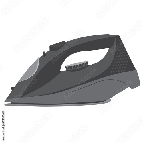 iron for ironing, icon, vector