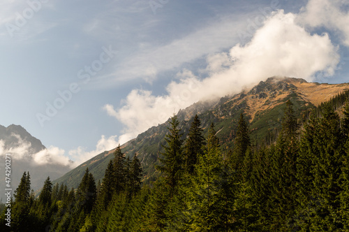 landscape with clouds