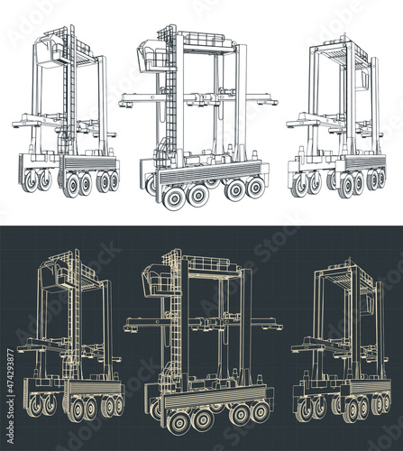 Straddle carrier