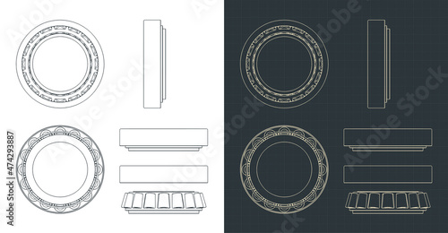 Bearings blueprints