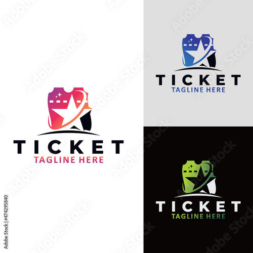 ticket logo icon