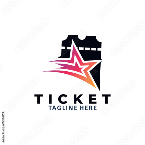 ticket logo icon