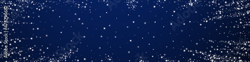 Amazing falling stars Christmas background. Subtle