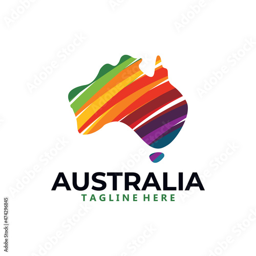 australia logo icon vector isolated