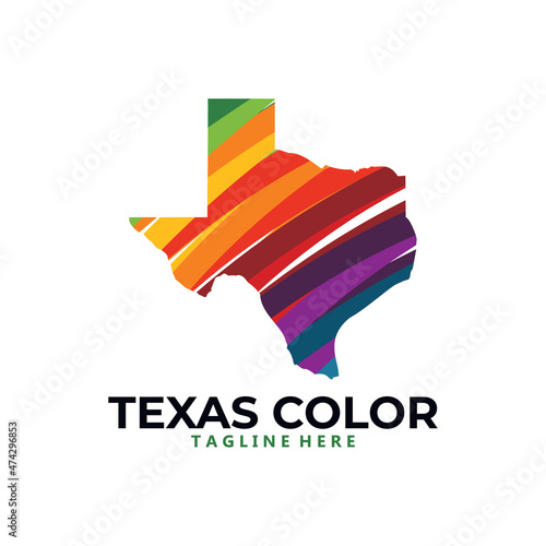 texas logo map icon